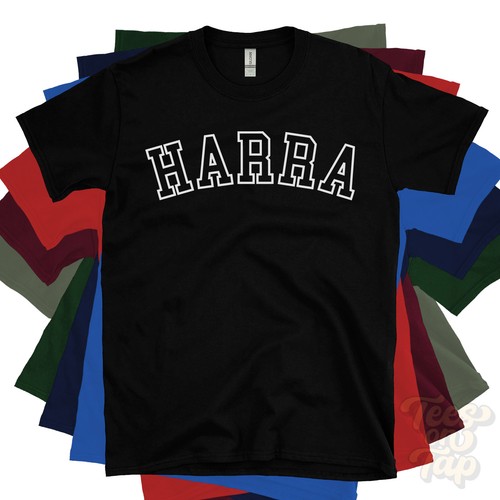 Harra shirt retro varsity - t-shirt,