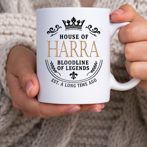 Harra tasse mit - tasse, familiennamen