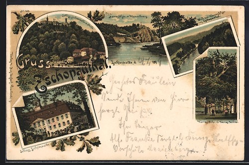 Lithographie lichtenwalde - lithographie,