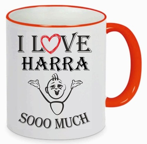 Kaffetasse love harra so - kaffetasse,